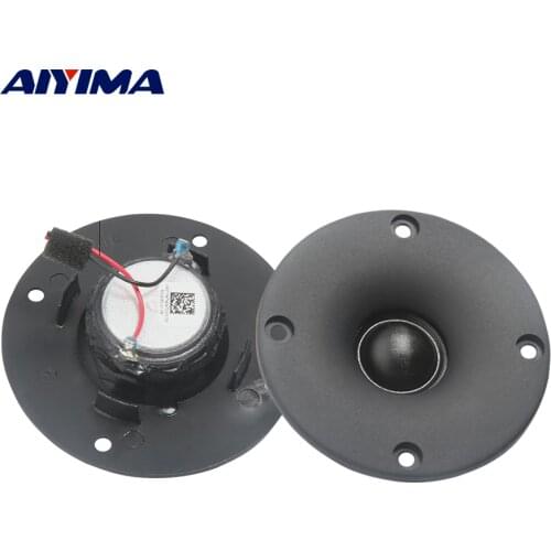 AIYIMA 3 INCH Tweeter Speaker Unit 8Ohm 20W Dome Silk Film Treble Car loudspeaker Upgrade Professional for Home Theatre DIY 2PCS