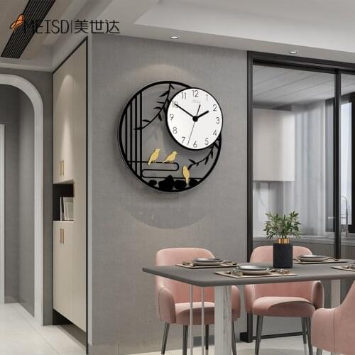 MEISD Large Wall Clock Round Creative Wall Watch Modern Acrylic Material Home Decor Art Room Vintage Horloge Draw Free Shipping
