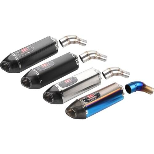For Yamaha YZF R25 R3 MT03 MT-03 Slip On Motorcycle Exhaust Muffler Mid Link Pipe Adapter Yoshimura Escape Moto DB Killer