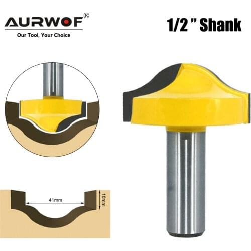 LAVIE 1pc 12MM 1/2 inch Shank Schaft 1-5/8" Ogee Nut Milling Cutter Carving Router Bits for Wood Tool Woodworking MC03225