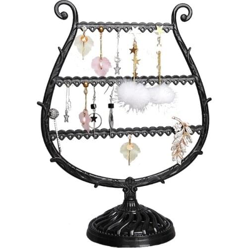 Cat Ears Earrings Trend Jewelry Display Stand Keychain Womens Neck Chain Ring Bracelet Plastic Storage Container Organizer