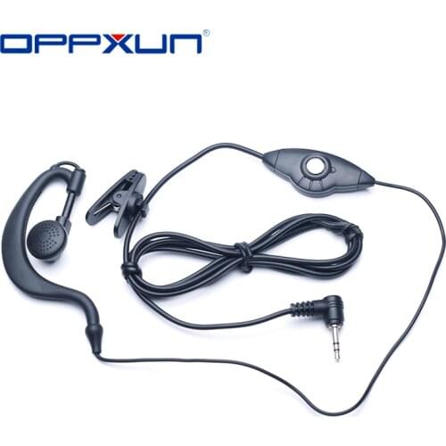 Hot 2.5mm Plug G Shape Headset Earphone Earpiece Mic PTT for Motorola T5320/T5420/T5428/T5628/T5728/T6508/T6200C T Series Radio