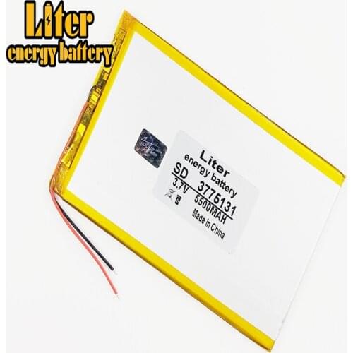 Best battery brand 3775131 3.7V 5500mah Lithium polymer Battery For Tablet PCs PDA Digital Products