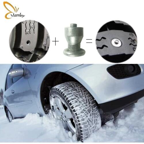 Marrkey 500PCSWinter Wheel Lugs Spikes for Tires/Wheel Stud Screws Snow Nail Tire Spikes For Bike Car Vehicle Motorcycle 8x10mm