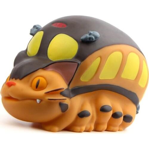 Cute Cartoon Animation Totoro Bus Doll Piggy Bank Kids Toys Totoro Kawaii Gift Toys For Children