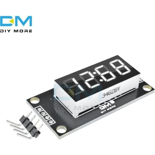 TM1637 Module 4 digit display led 7 segments Display Tube Decimal Module with clock size 0.36 inch with white LED For Arduino