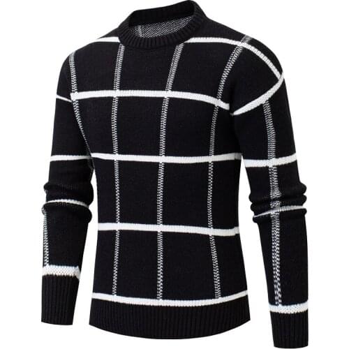 Men Fashion Knitted Sweater Men Clothing Winter Pullover Men Sweater Fashion Harajuku Clothes Hip Hop New Casual Knit shirts