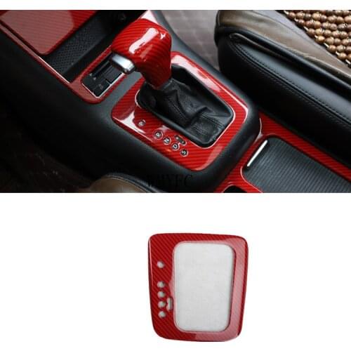 For Volkswagen VW Tiguan 2010 2011 2012 2013 2014 2015 2017 AT Gear Shift Box Panel Cover Trims Stickers Car Styling Accessories