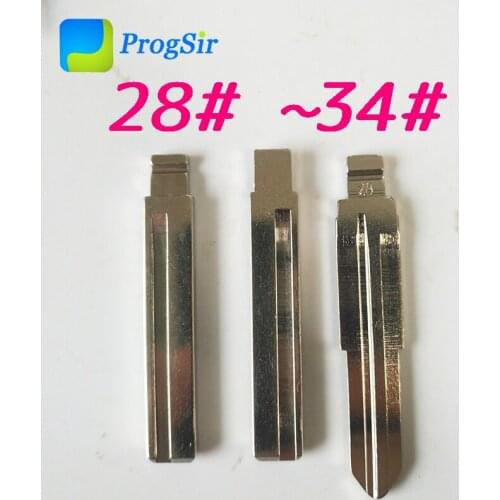28# 29# 30# 31# 32# 33# 34# Uncut Blank Blade for KD VVDI Remote Key 10pcs/kit