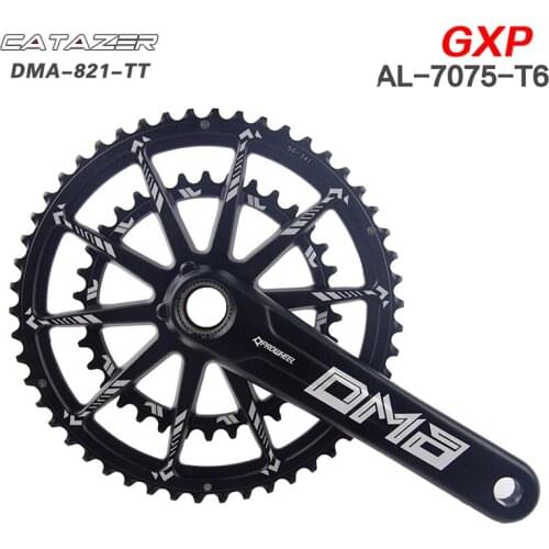 Road Bike Crankset 9/10/11/12S Double Chainring Crank 34-50T GXP chainring BB Bottom bracket 170mm/172.5mm/175mm Crank