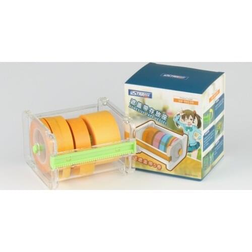 U-Star UA-90139 5pcs Model Masking Tape (6/9/12/18/30mm) with Adhesive Tape Vessel
