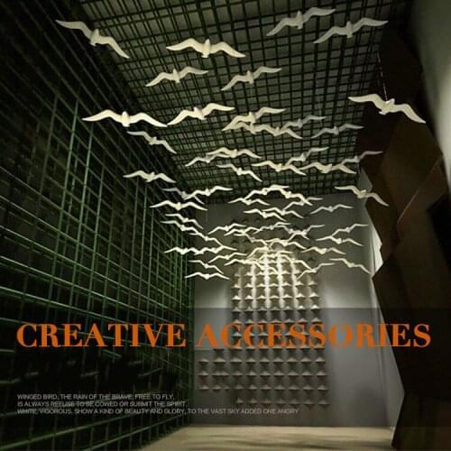 Modern Lobby Ceramic Seagull Pendant Hotel Mall Ceiling Aerial Hanging Ornament Crafts Home Wall Birds Mural Sticker Decoration