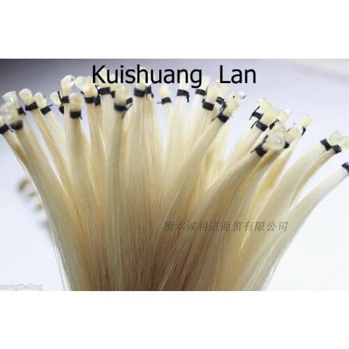 High quality 12 hanks natural white Mongolia horsetail violin &viola&cello bow hair free shipping violin parts&accesories