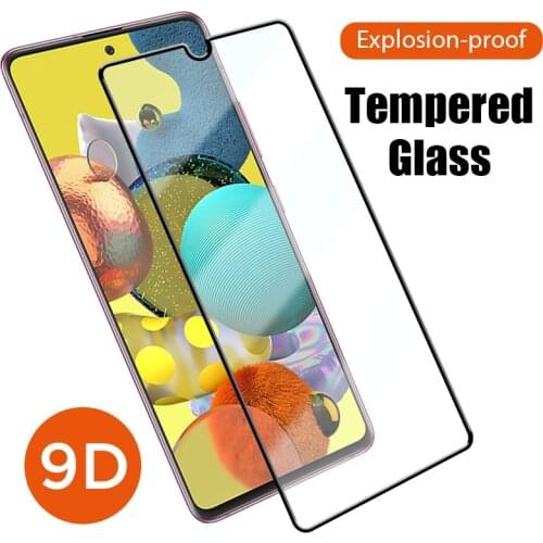 9D Tempered Glass For Samsung Galaxy S21 S21Plus S20FE M30 M31 31S Smartphone Full Cover Screen Glass on Galaxy A12 A41 Sheet HD