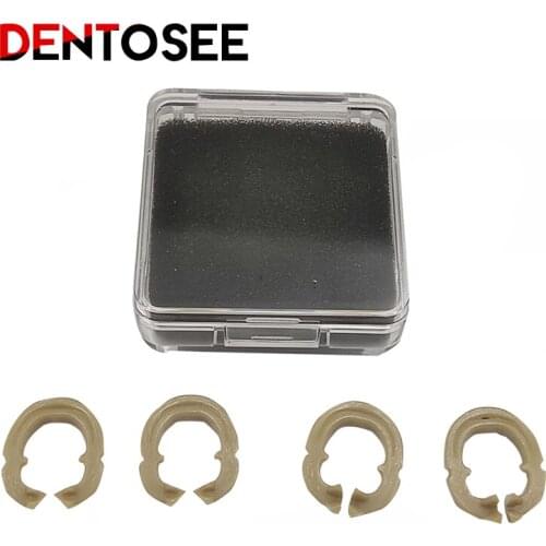 1set Dental Resin Clamping Ring Dentist Tools Dental Seperating Autoclavable For Dental Lab Instrument