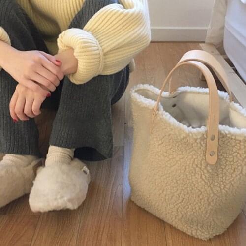 Winter Portable Shoulder Bag Handbags Fashion Women Large Capacity Street Totes Popular Simple Female Daily Bag