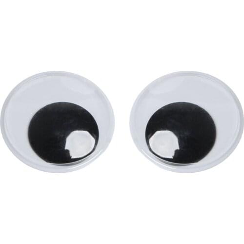 128pcs Optional Wobbly Wiggly Googly Eyes Toy Animal Scrapbooking DIY Craft BX0D