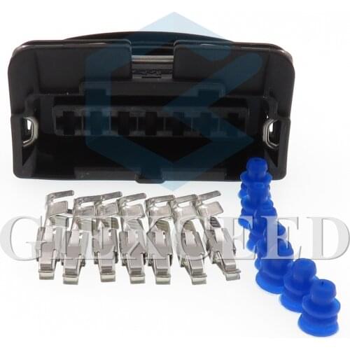 2 Sets 7 Pin 282194-1 Automotive Connector Wiring Socket Waterproof Female Plug