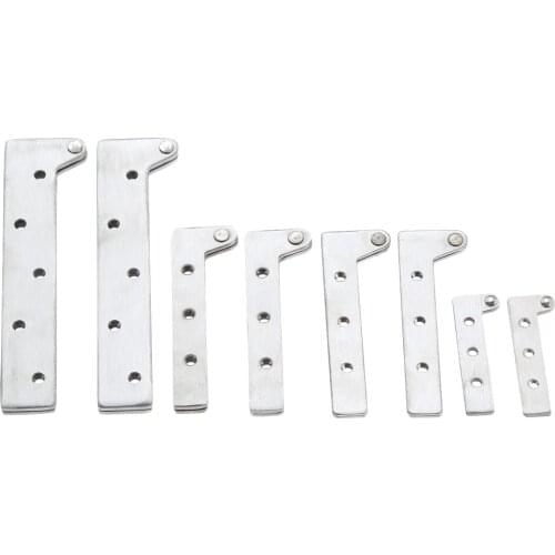 2 set Window Turning Medium-sized Folding Hinge Stainless Steel Door And Window Side-axis Seven-word Hinge Hardware Accessories