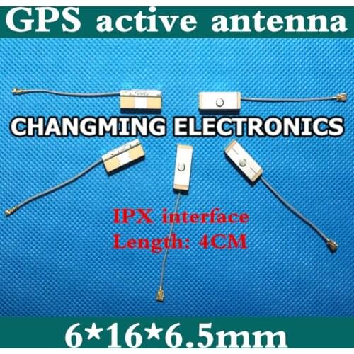 6*16*6.5mm GPS active antenna/IPX interface/small size watch built-in antenna(working 100% Free Shipping)1PCS