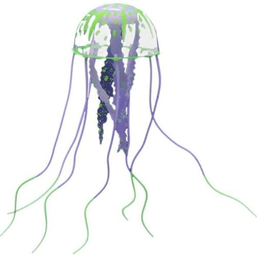 Artificial Aquarium Glowing Simulation Floating Jellyfish Fish Tank Mini Decoration Fish Tank Aquarium Landscaping