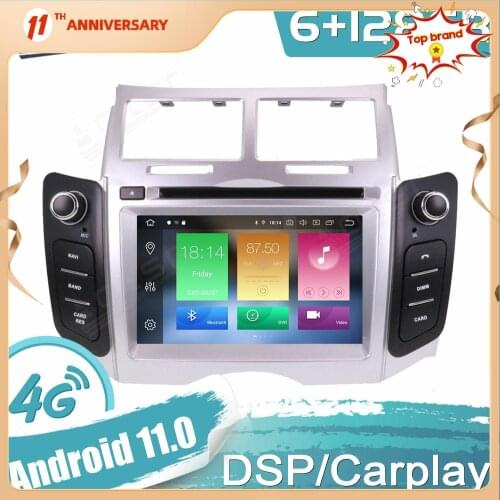 Android 11 For Toyota Yaris 2005-2011 Car GPS Navigation Auto Stereo Multimedia Radio Video Player Carplay Tape Headunit