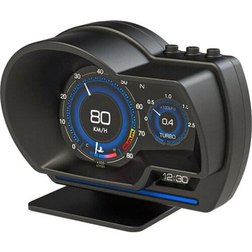 Car Hud Head Up Display Obd2 + Gps Dual Hd System Speeeter Digital Projection
