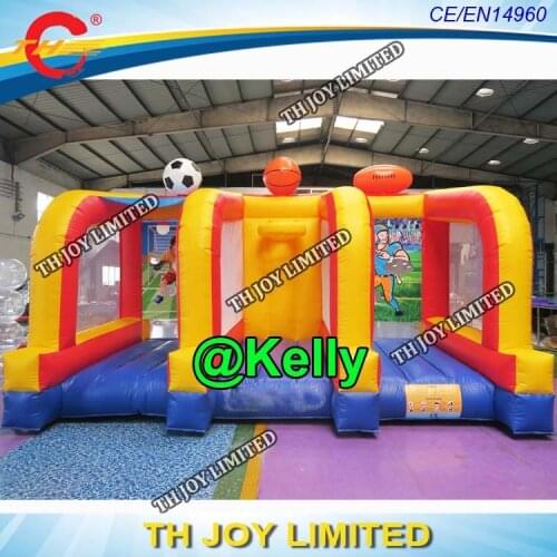 Free door shipping commercial event 3 in 1 carnival game, inflatable carnival 3 in 1 game, inflatable carnival game for sale