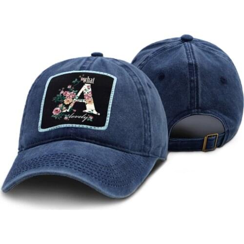 Flowers Print Baseball Caps For Men Casual Outdoor Baseball Cap Woman 2020 Sunscreen Sportswear Cap Soild Color Summer Black Hat