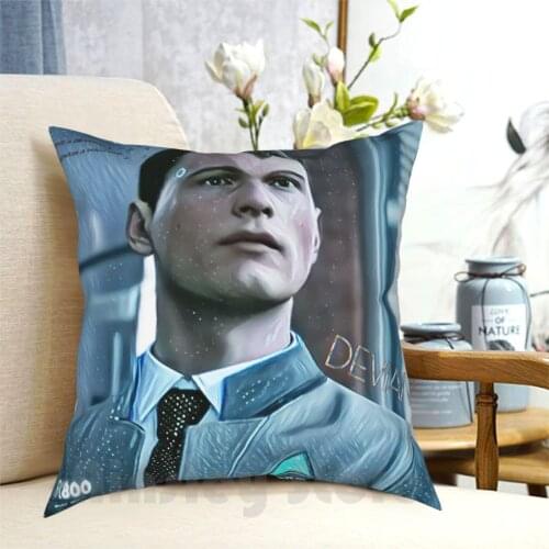 Connor Rk800 Pillow Case Printed Home Soft DIY Pillow cover Connor Detroit Detroit Become Human Connor Dbh Dbh Detroit