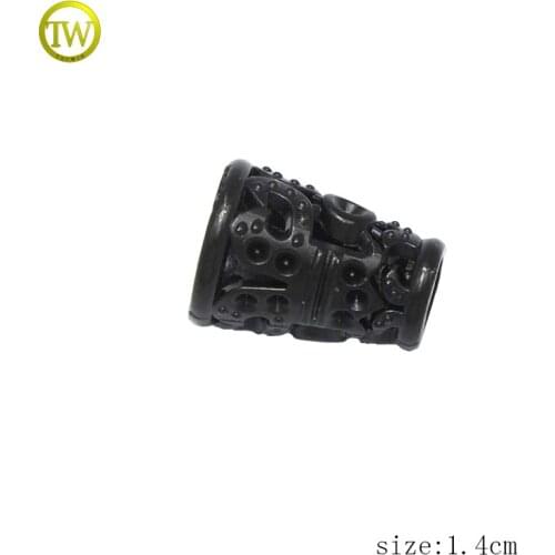 EC95 custom metal cord end stopper with rhinestone for garment accessories