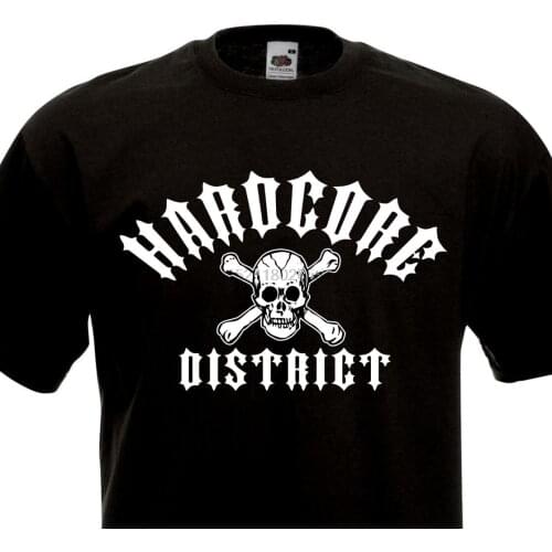 T-shirt hardcore skull hxc district metal madball agnostic front biohazard d.r.i