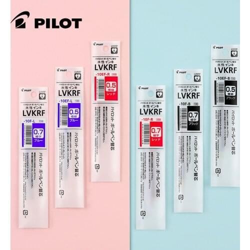 3/6/12pcs PILOT LVKRF-10EF Gel Pen 0.5mm/0.7mm Suitable for LVKN-15EF Verbatim Gel Pen Smooth and Large-capacity Student Use