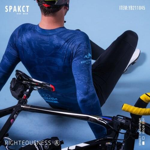 SPAKCT Cycling Jersey Set Multi Colors Bicycle Short Sleeve Cycling Clothing Bike Maillot Cycling Jersey Imported Padded Pants