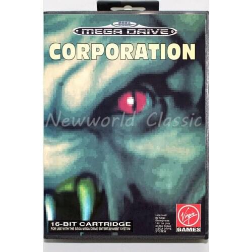 Corporation for 16 bit For Genesis MD Game Card With Box For Sega Mega Drive For Genesis