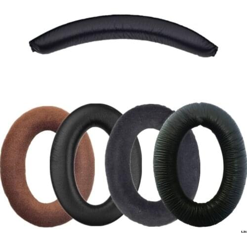 Leather Flannel Earpads Ear Cushion Cover Headband for PXC450 PXC350 PC350 HD380 PRO HME95 G4ME Zero Game Zero Headphone