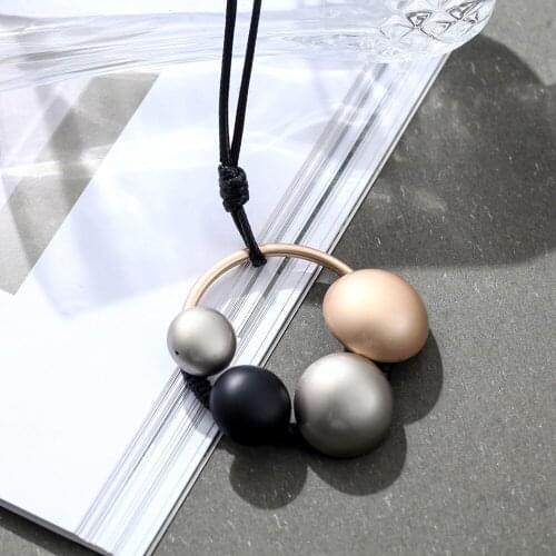 Fashion Jewelry Gifts Necklace for Women Accessories Neckless Choker Bijouterie Best Friends Pendant Israel Long Chain Beaded