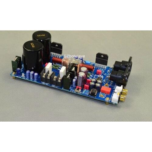 P2 upgrade LM3886 full balance + single end dual channel hifi fever finished power amplifier board