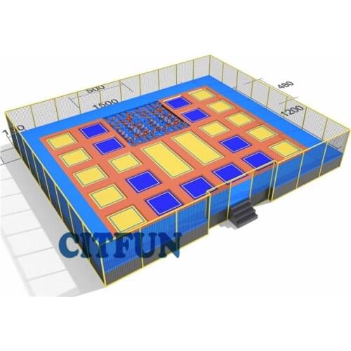 Professional factory price classical trampoline park indoor playground TP-020C