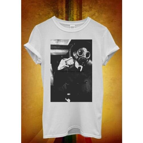 Gas Mask Riot Finger Rude Attitude Men Women Unisex T Shirt Tank Top Vest 586