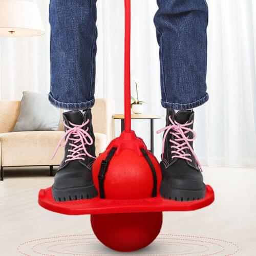 Bouncing Ball With Handle Jumping Hopper Ball Toy Large Elasticity And Strong Bearing Capacity For Adults Kids