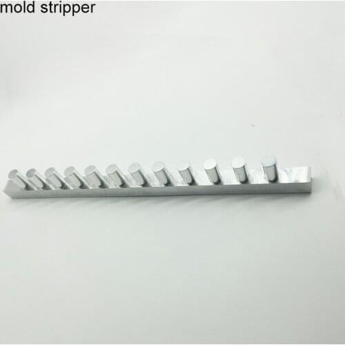Stripping Frame & Case Fitter for 12 Cavities Lipstick Mold, Part of Lipstick Filling Mold Assist Release Lipstick From Mold
