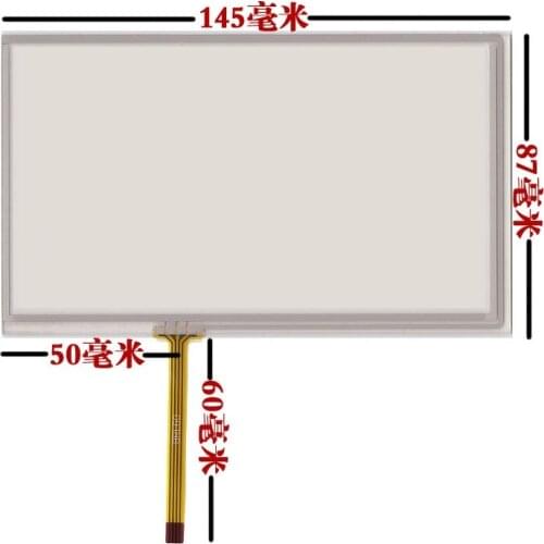 Tm060rdh01 car DVD navigation touch screen new 6 inch touch screen 145*87