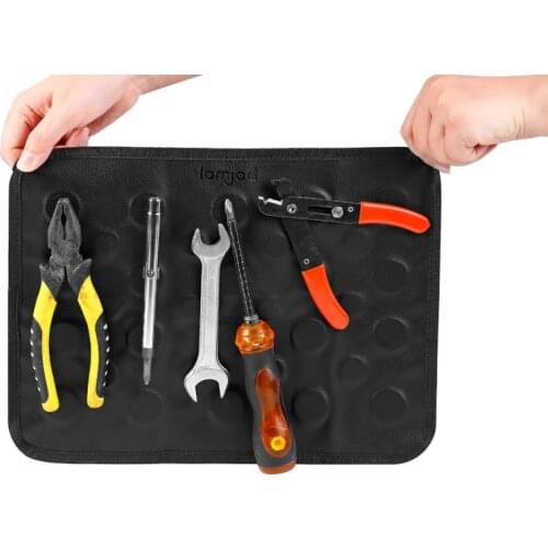 Universal Car Magnetic Pad Repair Accessories Mag-Pad Holds Your Tools While Working Repair Tool Storage Mat for Workshop Garage