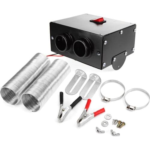 1pc 12V 500W Metal Car heater defroster Black Car-mounted 12V Heater Automotive Heater For Automobile