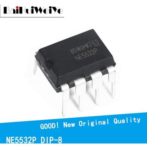 10PCS/LOTE DIP-8 NE5532 NE5532P 5532P NE5532 5532 DIP8 Timers New Original IC amplifier chip Good Quality Chipset
