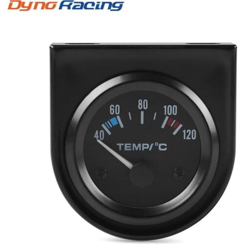 2" 52mm Water Temp Gauge 40-120C Pointer Auto Water Temperature Temp Gauge White Led Car Meter