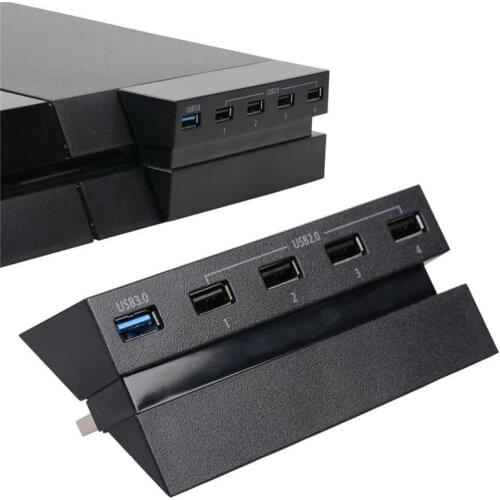 3.0 & 2.0 USB Hub for PS4 Controller Splitter Extend USB Adapter for Sony Play Station 4 5 USB Port Hub for PS4 Accessories