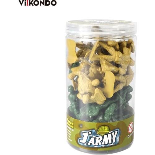 5cm Plastic Soldier Model World War II Soldier Military Learning Education Toys Set for Children