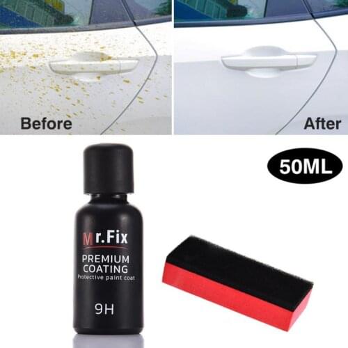 9H Liquid Glass Ceramic Car Coating Anti-scratch Super Hydrophobic Polishing Nano Ceramics Car Paint Care Agent Set